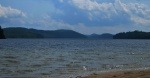 La plage du lac Preston à La Minerve.
