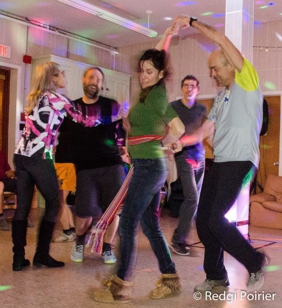 Danses à deux aux fêtes 2018 à Baie-St-Paul. Photo Redgi.
