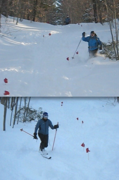 Montage télémark en ski nordique au Mt-Tyrol 200208
