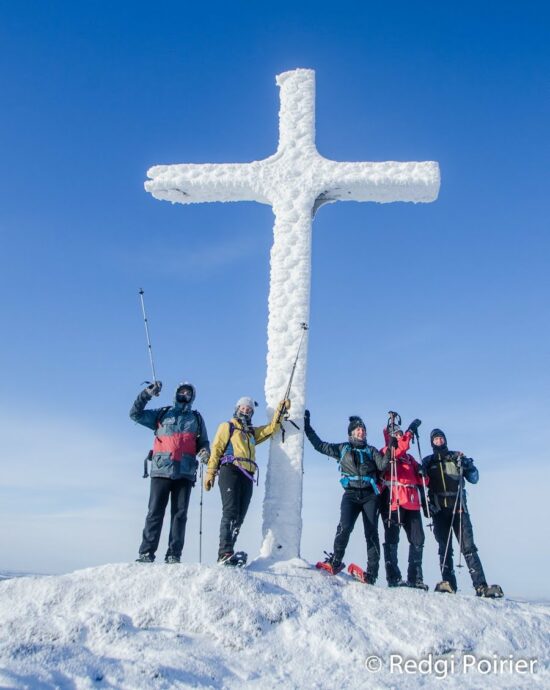 Les amis de VVV au sommet du Mt Ham. Photo par Redgi.